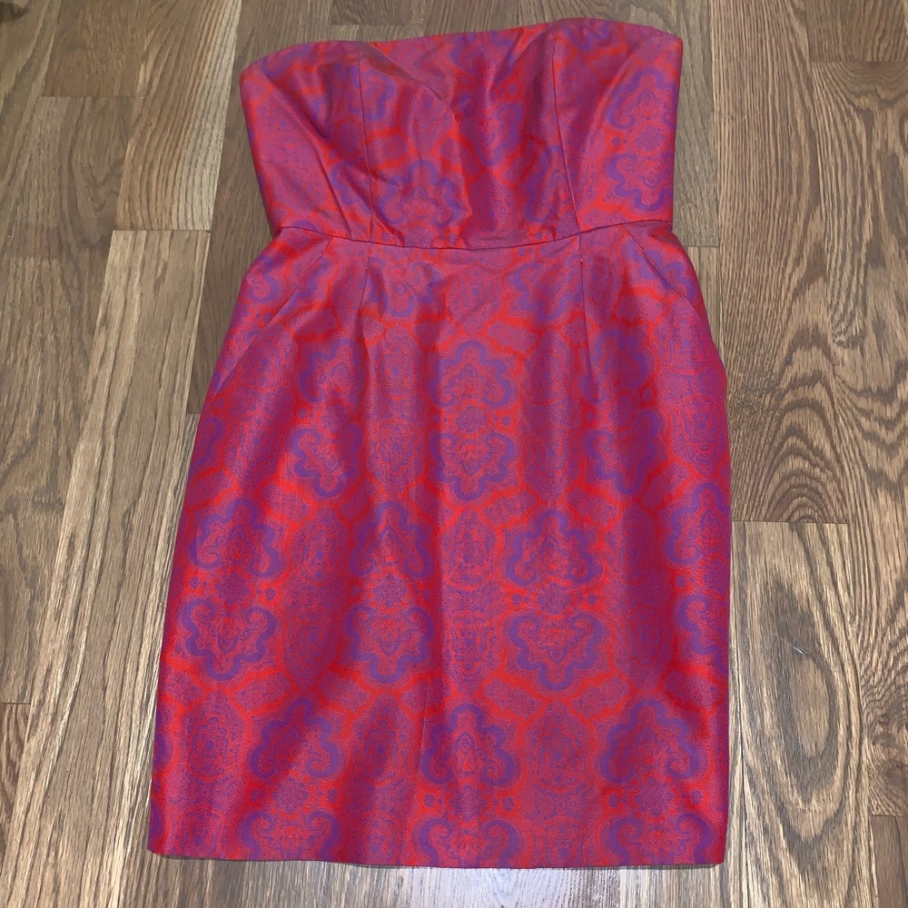 J.Crew strapless dress size 0 - pink - Picture 4 of 7